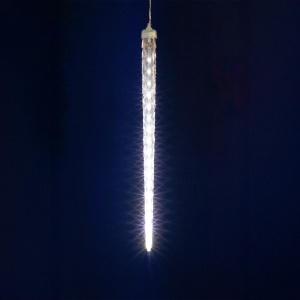 Ghirlandă luminoasă sloi de gheață, alb rece, adaptor IP44 - Img 3