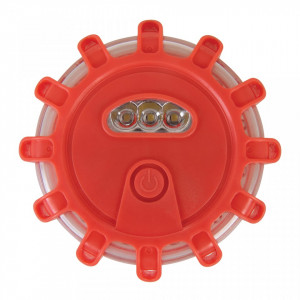 Girofar led , 9 functii, 15 LED, magnet, carlig, rezistent impact, Silverline - Img 3