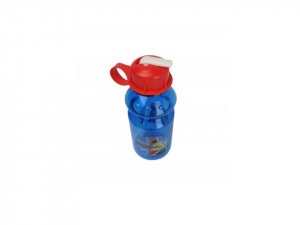 Gyerekpalack szívószállal és fedéllel, Minions, műanyag, 19 x 7cm, 450ml, kiömlésbiztos, ZAK! - Img 4
