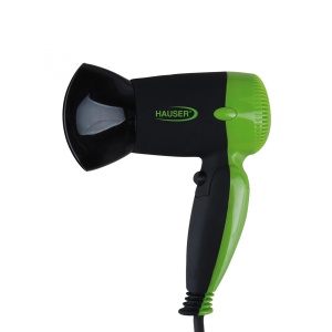 HAUSER H-124N uscător de păr de călătorie, 1200 W, 2 viteze, pliabil