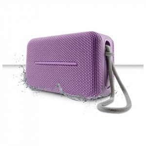 Hordozható bluetooth hangszóró, IPX7, 6W, lila szín, Silvercrest Sound Mini