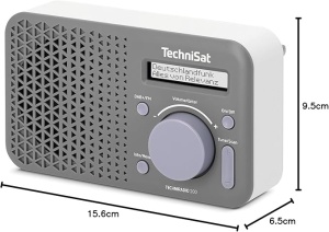 Hordozható rádió, DAB/FM, LCD monokróm kijelző, RDS, 1W, gyerekszobába, konyhába, irodába, TechniSat - Img 5
