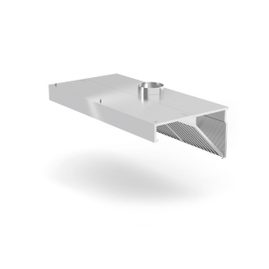 Hota de perete, inclinata, HENDI, Linia Profi, cu iluminare LED, 1000x700x(H)450mm