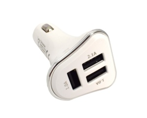 Incarcator auto cu 3 porturi USB tip A, Fast Charge, Multiple Protectii pentru siguranta si Incarcare rapida, Grundig - Img 3