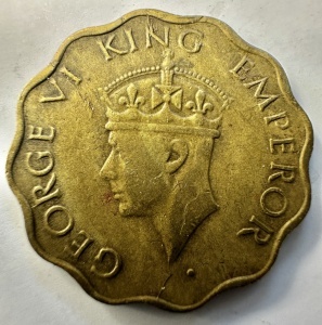 INDIA BRITANICA - GEORGE VI - 1 ANNA 1943 - Img 2