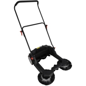 Kézi fűnyíró udvarra, feljáróra, nagy területekre, tolószerkezet, 65 cm átjárószélesség, 18 literes vödör, Dedra - Img 3