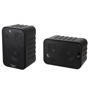 Kit sonorizare terase, foisor, spatii comerciale, 2 x boxe 60W cu prindere perete, 1 x amplificator cu bluetooth, USB, 2 X 50W, SAL - Img 9