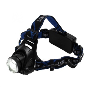 Lampa fixabila pe cap cu LED, zoom, incarcabila - Img 1
