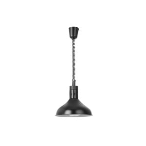 Lampă termică cu ridicare și coborâre, formă de clopot, HENDI, Negru, 230V/250W, ⌀295x(H)207mm