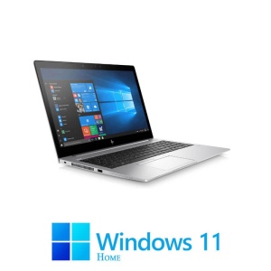 Laptop HP EliteBook 850 G5, Quad Core i7-8550U, 16GB DDR4, SSD, FHD, Win 11 Home