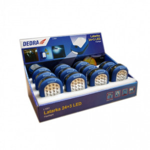 LED lámpa 24+3 LED ovális alakú - Img 3