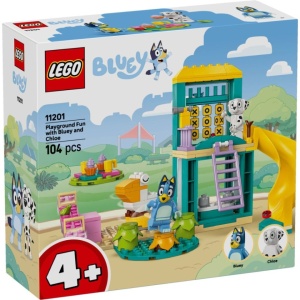 LEGO 11201 készlet, Játszótér kék és Chloe, 104 darab