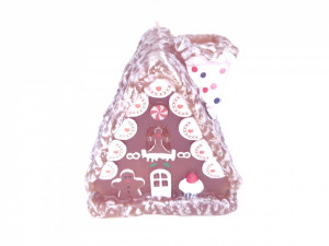 Lumanare decorativa, casa turta dulce, 13,5 x 14,5 x 12 cm, VKtools - Img 5