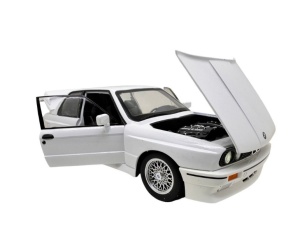 Macheta premium 1:24, BMW M3 E30, ALB, full metal, lumini, sunete, JLF - Img 2