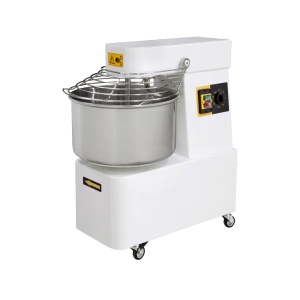 Malaxor profesional spirala 2 viteze echipat cu roti pivotante vas capac si spirala din inox 18/10 Hendi 48 litri 1500 W, capacitate maxima incarcare, 42 Kg, productivitate 128 Kg 480x805x(H)870 mm