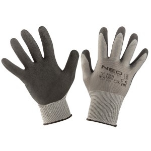 Manusi de lucru, nailon acoperit cu latex (spuma), 3141X, marimea 11