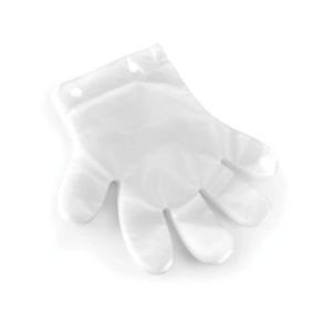 Manusi din folie cu agatatoare- set de 100 buc., versatile, transparente;marime universala - Img 2