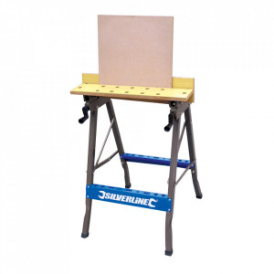 Masa de lucru, greutate suportata 150Kg, 605 x 120mm, Silverline - Img 5