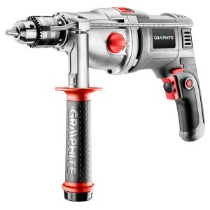 Masina de gaurit cu percutie 1050 W, doua viteze, mandrina cu cheie 13 mm, BMC