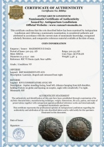 MAXIMINUS II DAZA -( 310-313 AD ) - SISCIA - Moneda Antica Romana - Img 6