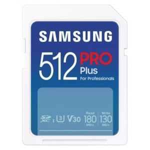 MEMORIE SD CARD PRO PLUS 512GB CL10 W/A SM "MB-SD512S/EU"