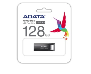 MEMORIE USB 3.2 ADATA UR340 128GB BLACK METALIC, "AROY-UR340-128GBK" - Img 4