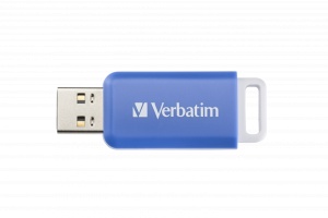MEMORIE USB VERBATIM DATABAR 64GB USB 2.0 ALBASTRU "49455" - Img 2