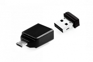 MEMORIE USB VERBATIM NANO StoreNStay 32GB USB 2.0 + ADAPTOR OTG "49822" - Img 2