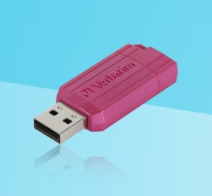 MEMORIE USB VERBATIM PINSTRIPE 64GB PINK "49962"