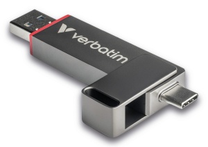 Memorie Verbatim Dual QuickStick. Capacity: 256GB, Device interface: USB Type-A / USB Type-C, USB version: 3.2 Gen 1 (3.1 Gen 1), Read speed: 550 MB/s, Write speed: 500 MB/s. "32041"