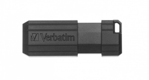 MEMORII USB Verbatim 2.0 PINSTRIPE 128GB BLACK, "49071" - Img 3