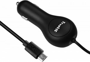 Micro USB autós töltő, 12-24V, 5V, 1000 mAh, TrustIC - Img 4