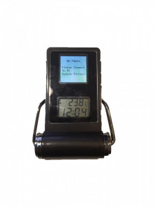 Mini digitális képkeret órával és hőmérővel, 1,5" LCD képernyő, 128x128 pixel, memória kapacitás 70 kép, VKTools