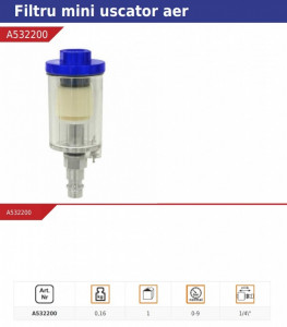 Mini filtru aer automat pentru scule mici , 1/4 " , Pansam - Img 2