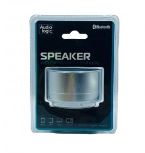 Mini hordozható bluetooth hangszóró, FM rádió, beépített mikrofon, micro sd kártyahely, Audio Logic