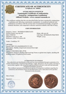 Moneda Antica Romana - MAXIMIAN HERCULIUS ( 295-299 AD ) - Img 2
