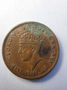 Moneda Coloniala - 1 Cent – Newfoundland – 1941, emisă sub regele George VI. - Img 2