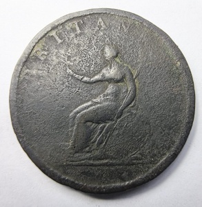 Moneda Regatul Unit - George III - Half Penny 1806 - Img 2