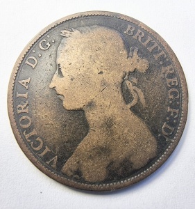 Moneda Regatul Unit - Victoria - 1 Penny 1884