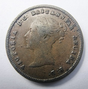 Moneda Regatul Unit - Victoria - Half Farthing 1844 - Img 2