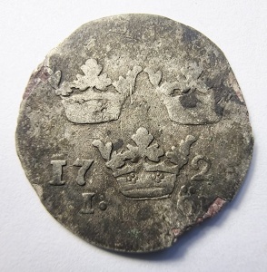Moneda - SUEDIA FREDERICK I - 1 Ore 1726 .