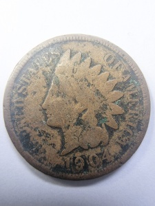 Moneda USA -„Indian Head Cent” 1904