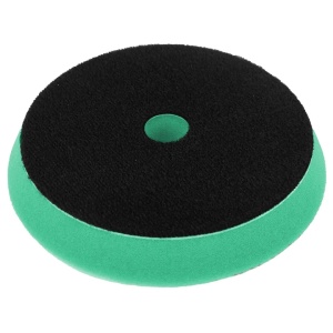 Nagyon kemény szivacsos polírozókorong, velco markolat, 150mm x 25mm, zöld, Dedra - Img 5