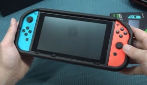 Nintendo Switch/OLED kompatibilis védőtok, EVA hab, 6 kártyahely, Battletron - Img 3