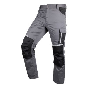 Pantaloni de lucru Mix&Match, gri si negru, marimea M