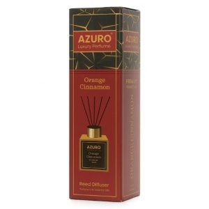 Parfum camera premium cu diffuser bete, 100ml, parfum ORANGE CINNAMON, miros craciun, EDITIE LIMITATA, Azuro