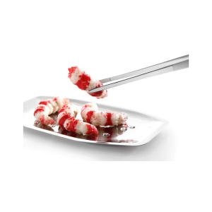 Penseta pentru alimente, 30 cm, Hendi, Inox, potrivita pentru manevrarea produselor fierbinti - Img 2