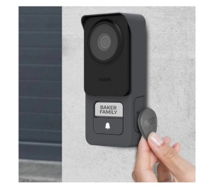 Philips WelcomeEye Connect 3 videó ajtónyitó telefonkészlet, Wi-Fi, 7" érintőképernyő, 3K kamera, 3K éjjellátó, 3K, okostelefonos vezérlés, RFID és QR hozzáférés - Img 3
