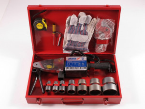 Plita lipit PPR , trusa metal , 800 W -1500 W , 6 bac-uri 20-63mm , Dedra - Img 2