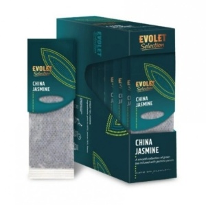 Prémium csomag 20 nagy teafilter, Selection CHINA JASMINE, jázmin, 20 x 4g, Evolet